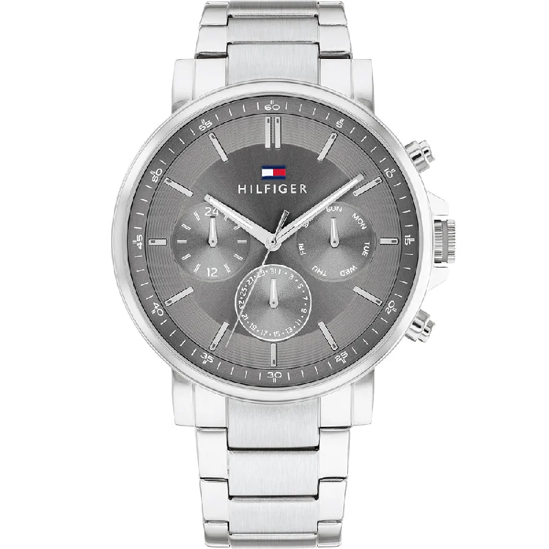 Men's Small Size Digital Watches-Tommy Hilfiger Tyson 1710604 Multi-Function