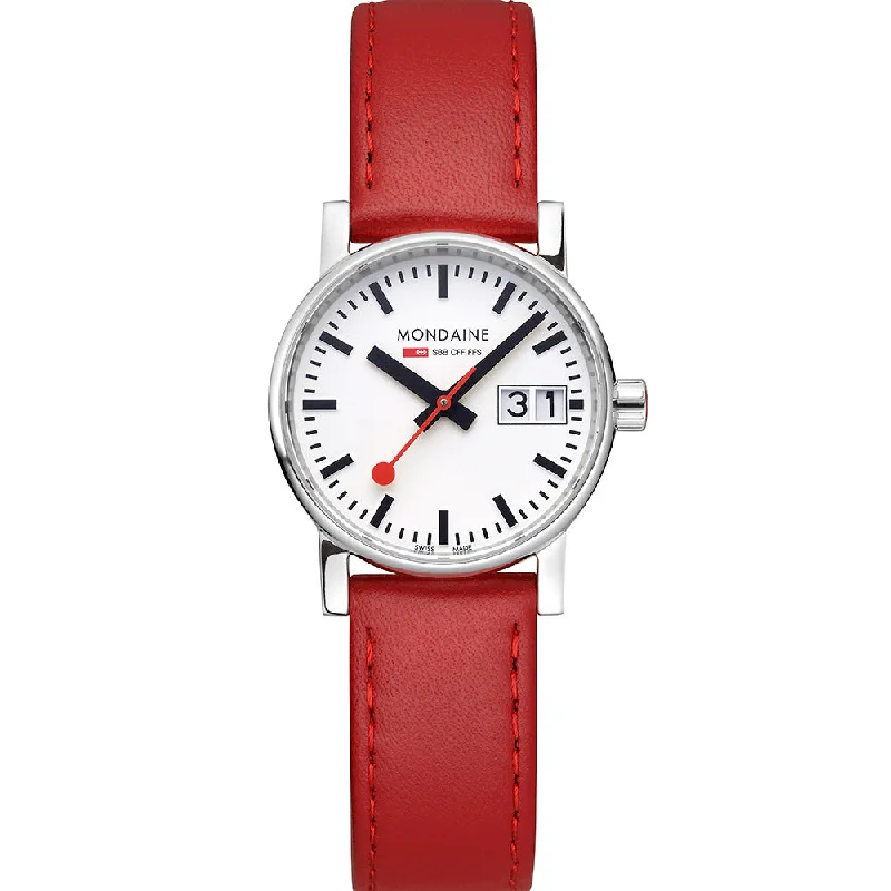 Men's Retro Style Men's Digital Watches-Mondaine MSE30210LC Evo2 Swiss Railway
