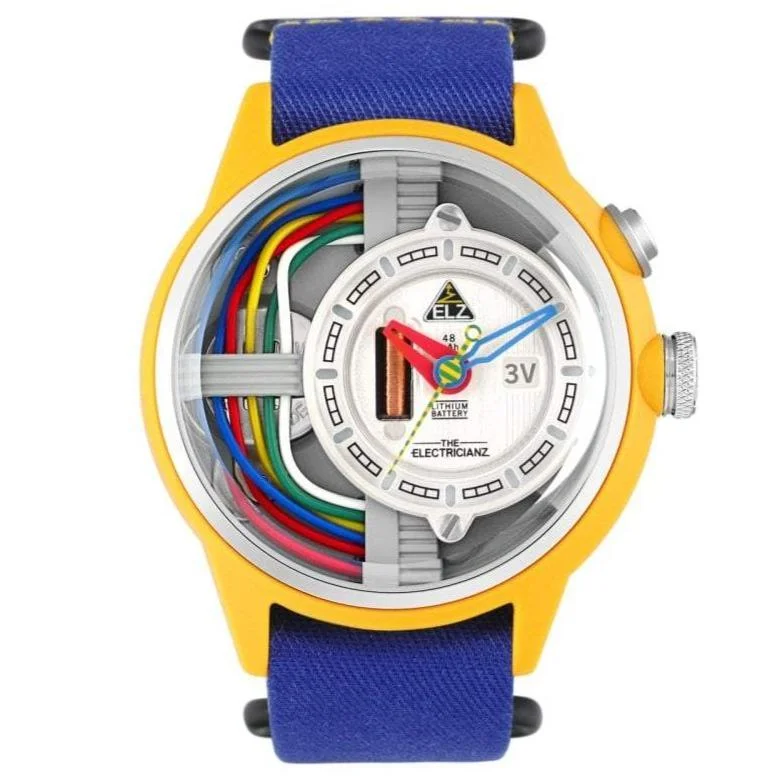 Men's Field Watches Spring Edition-Electricianz Blue Cable Z Watch ZZ-A1A/02
