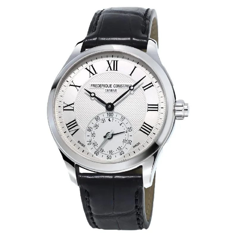 Men's Winter Design Men's Watches-Frederique Constant Watch Men's Horological Smartwatch Classics Silver FC-285MC5B6 Men's Winter Design Men's Watches-Frederique Constant Watch Men's Horological Smartwatch Classics Silver FC-285MC5B6