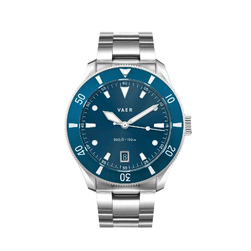 Men's Dive Watches for Advanced Divers -DS2 Meridian Navy - Quartz 39mm