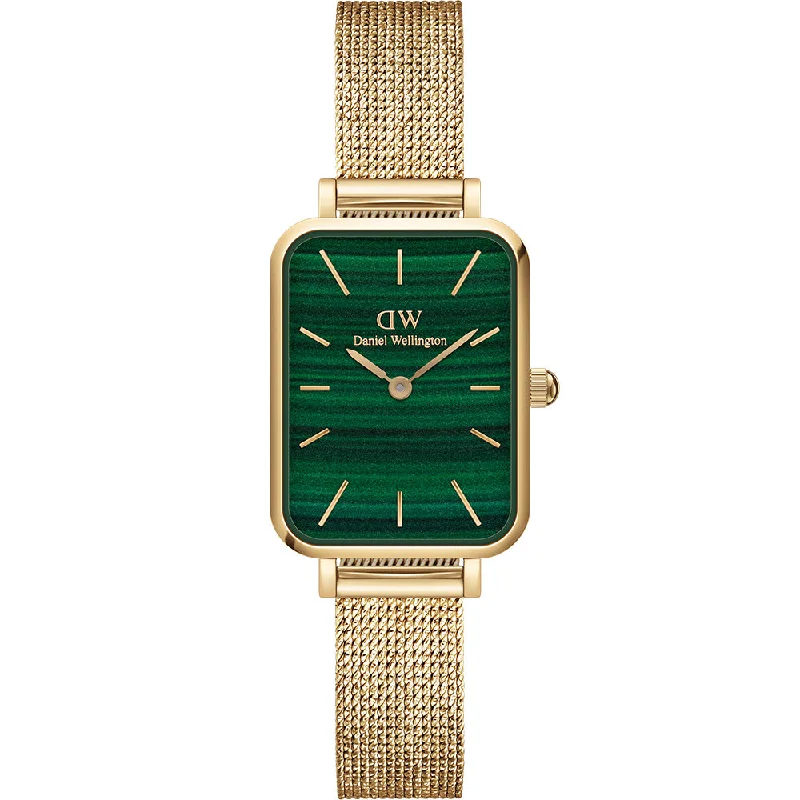 Men's Designer Style Digital Watches-Daniel Wellington DW00100561 Quadro Pressed Evergold