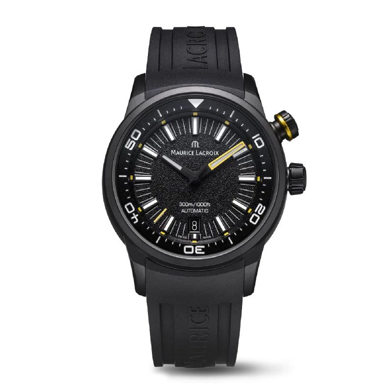 Men's Swiss Luxury Edition-Maurice Lacroix  Pontos S Diver Men's Black Special Edition Watch PT6248-DLB00-330-2