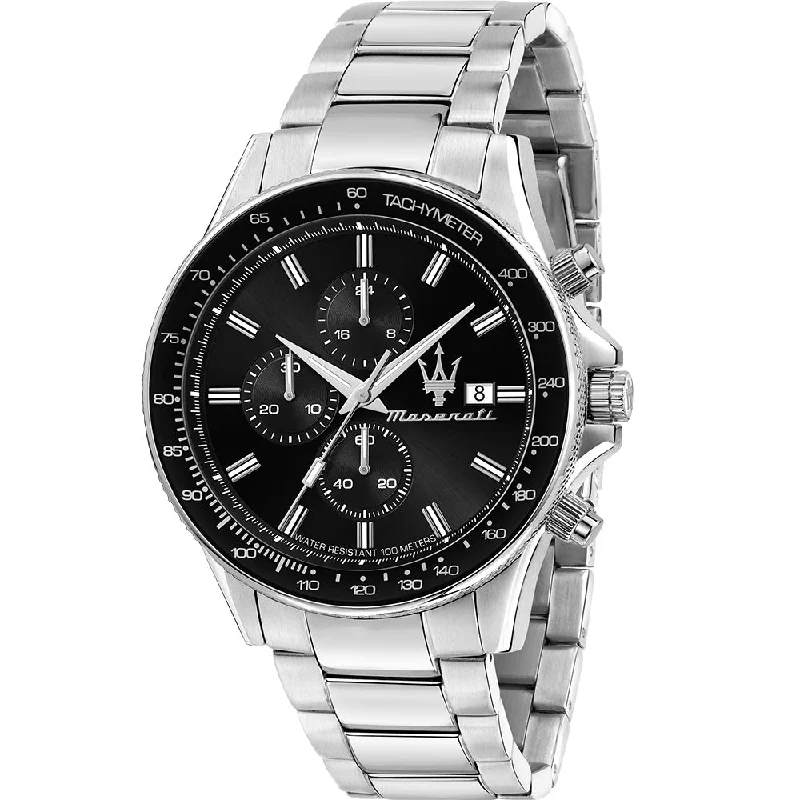 Men's Chronograph Watches with Date and Time -Maserati R8873640015 Sfida Chronograph Men's Chronograph Watches with Date and Time -Maserati R8873640015 Sfida Chronograph