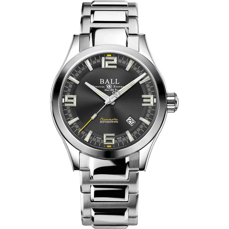 Unisex Holiday Season Style Watches-Ball Watch Engineer M Challenger Grey NM2032C-SCA-GY