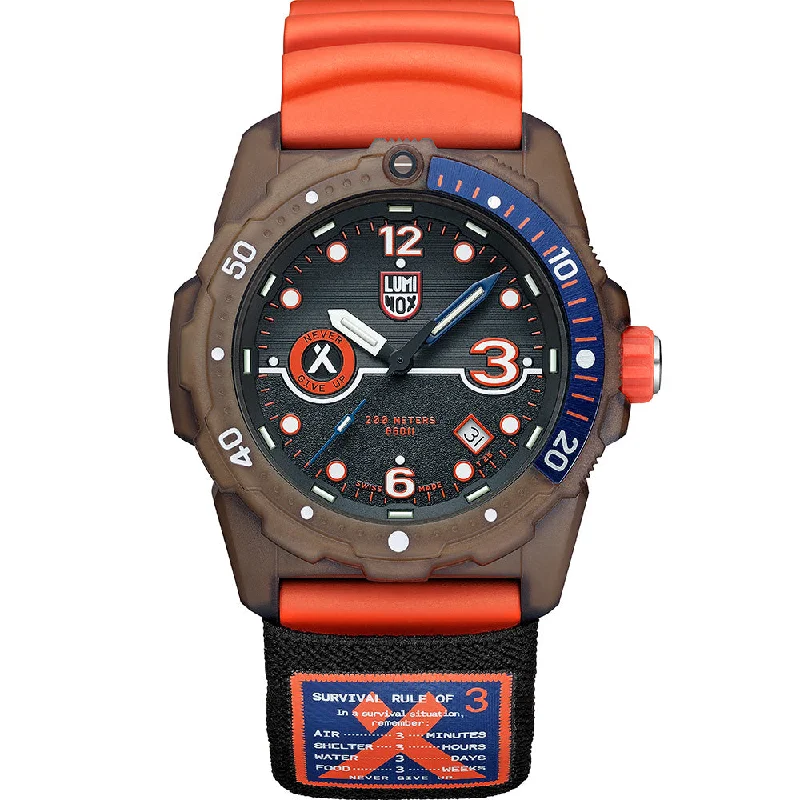 Men's Dive Watches for Deep Diving -Luminox XB3729ECO Bear Grylls Survival ECO