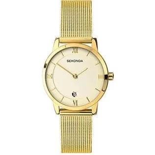 Men's Asian Made Design Dress Watches-Sekonda 2103 Ladies Gold Watch