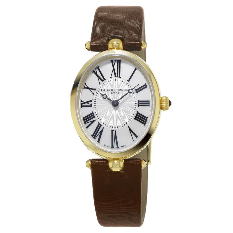 Men's Swiss Watch Valentine's Day Edition-Frederique Constant Watch Ladies Art Deco Yellow Gold PVD FC-200MPW2V5