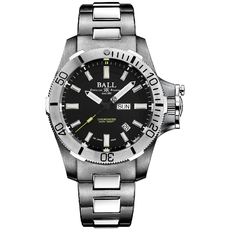 Men's Swiss Made Edition-Ball Engineer Hydrocarbon Submarine Warfare Men's Black Watch DM2276A-S2CJ-BK Men's Swiss Made Edition-Ball Engineer Hydrocarbon Submarine Warfare Men's Black Watch DM2276A-S2CJ-BK