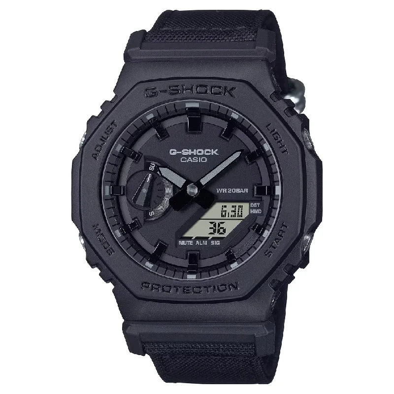 Men's International Brand Design Sports Watches-Orologio G-Shock GA-2100BCE-1AER nero cinturino cordura
