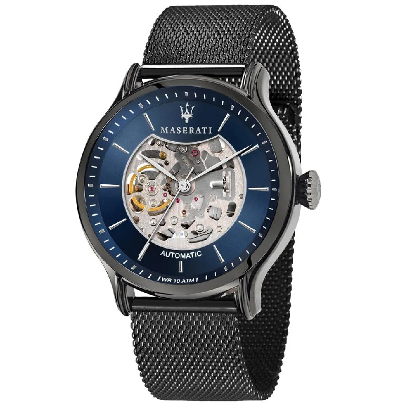 Men's Digital Design Dress Watches-Maserati Men's Epoca Blue Watch R8823118007