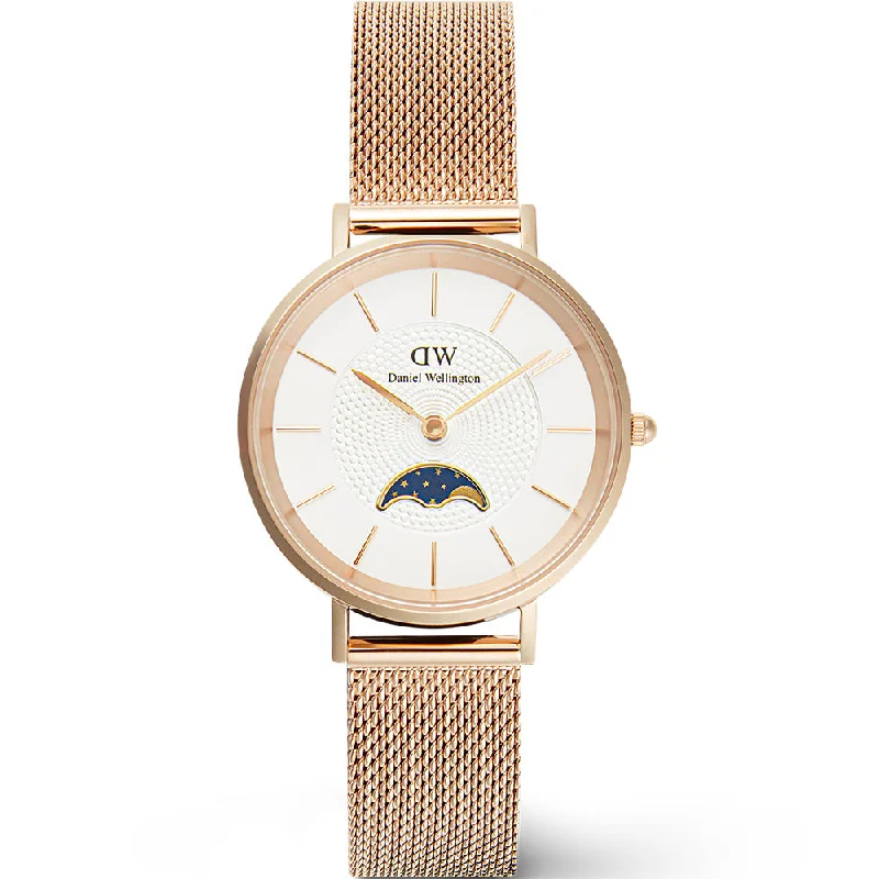 Men's Fitness Tracking Digital Watches-Daniel Wellington DW00100773 Luna Moonphase