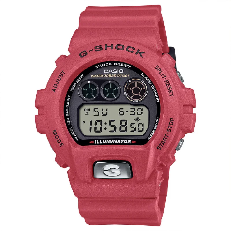 Men's Unique Shape Design Sports Watches-Orologio Casio G-Shock Special 30° Anniversary rosso DW-6900TR-4ER