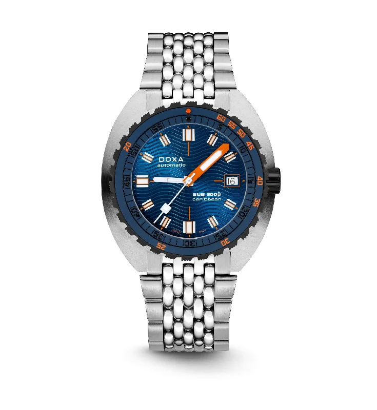 Men's Dive Watches with Adjustable Water Depth Monitoring -Caribbean