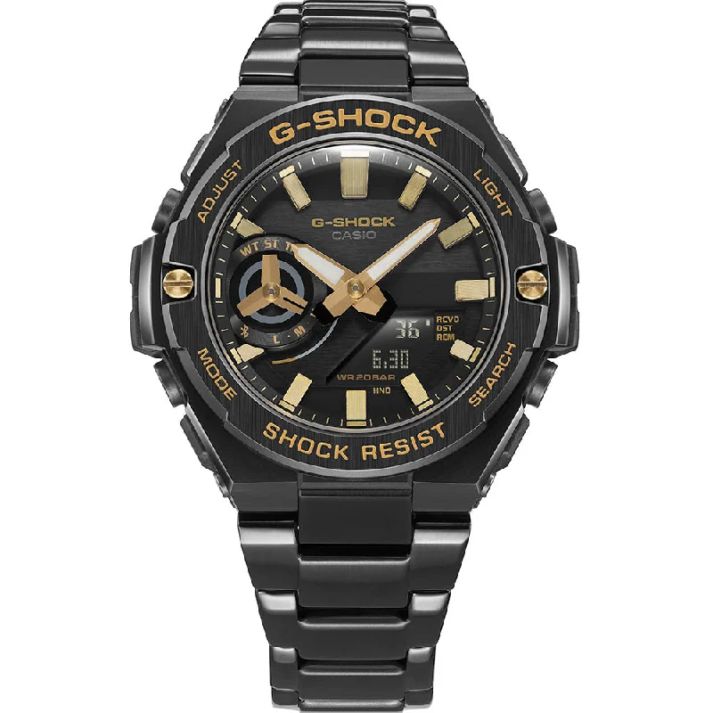 Mens Quartz Movement Smart Watches-G-Shock GSTB500BD-1A9 Stay Gold Watch