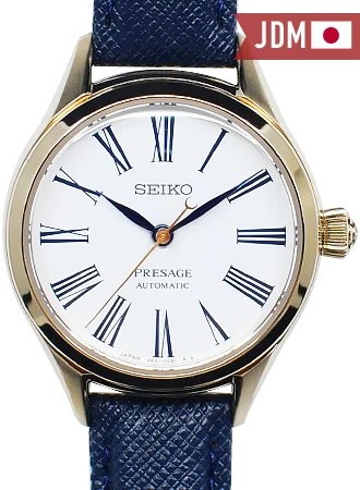 Men's Autumn Style Dress Watches-Presage Automatic Ladies Craftsmanship Enamel White Ref. SRRX002