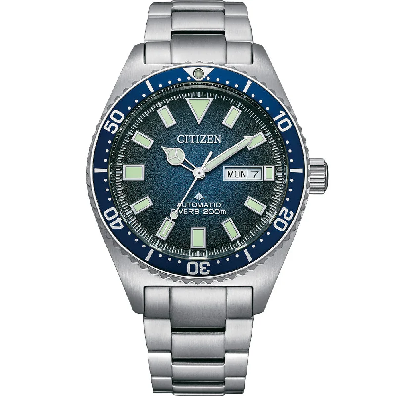 Men's Mechanical Watch British Made Edition-Citizen Promaster Marine NY0129-58L Automatic