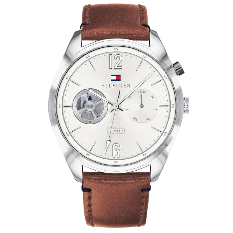 Men's Elegant Design Dress Watches-Tommy Hilfiger 1791550 Men's Deacan Brown Watch