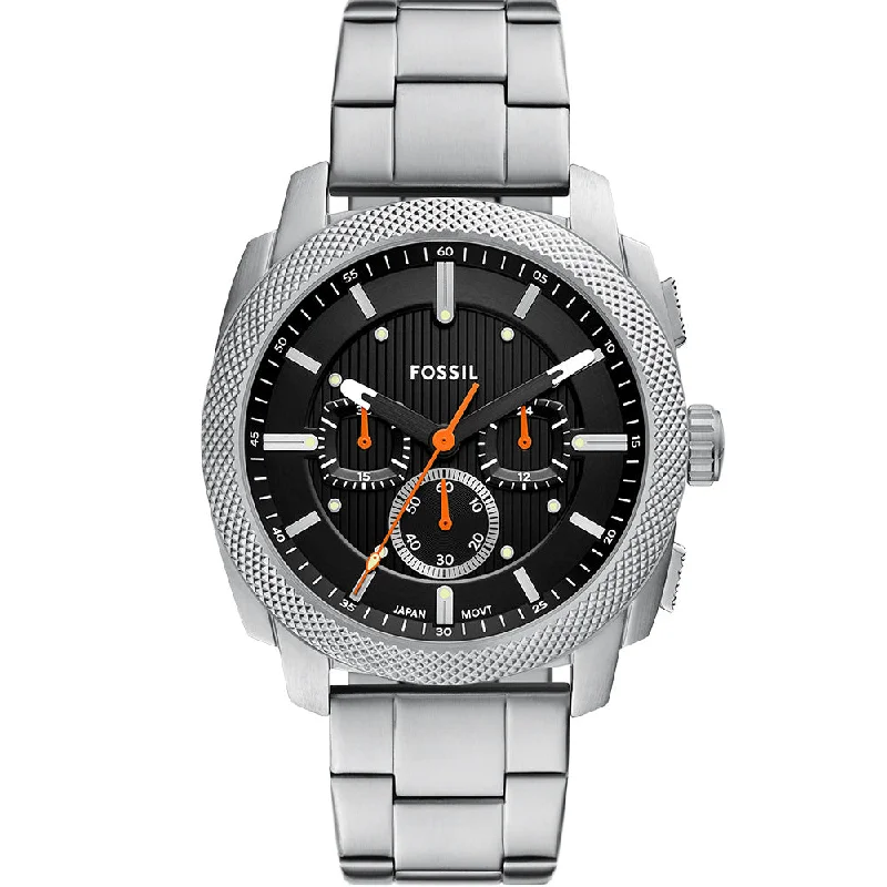 Men's Chronograph Watches with PVD Coating -Fossil Machine FS6095 Chronograph