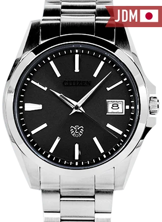 Men's Romantic Dinner Style Dress Watches-The Citizen Eco-Drive 40 Black Ref. AQ4060-50E