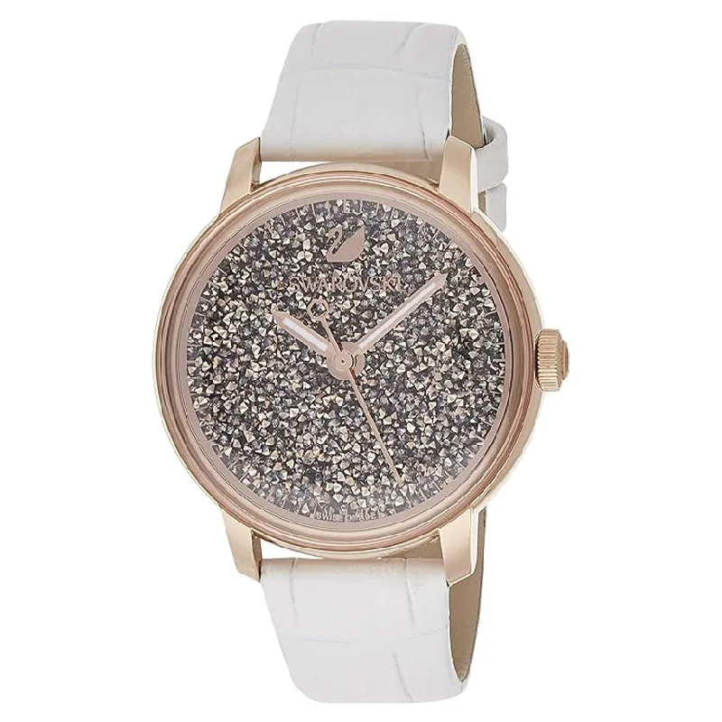 Men's Swiss New Year's Eve Edition-Swarovski Watch Crystalline Hours Rose Gold 5344635