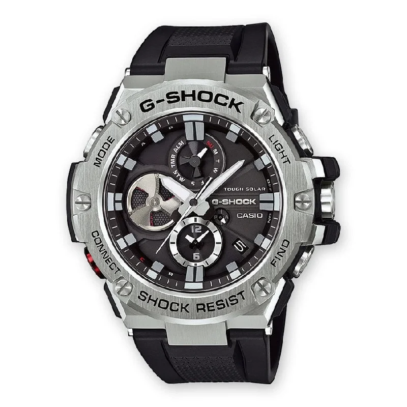 Men's Modern Design Sports Watches-Orologio G-Shock GST-B100-1aer ricarica solare