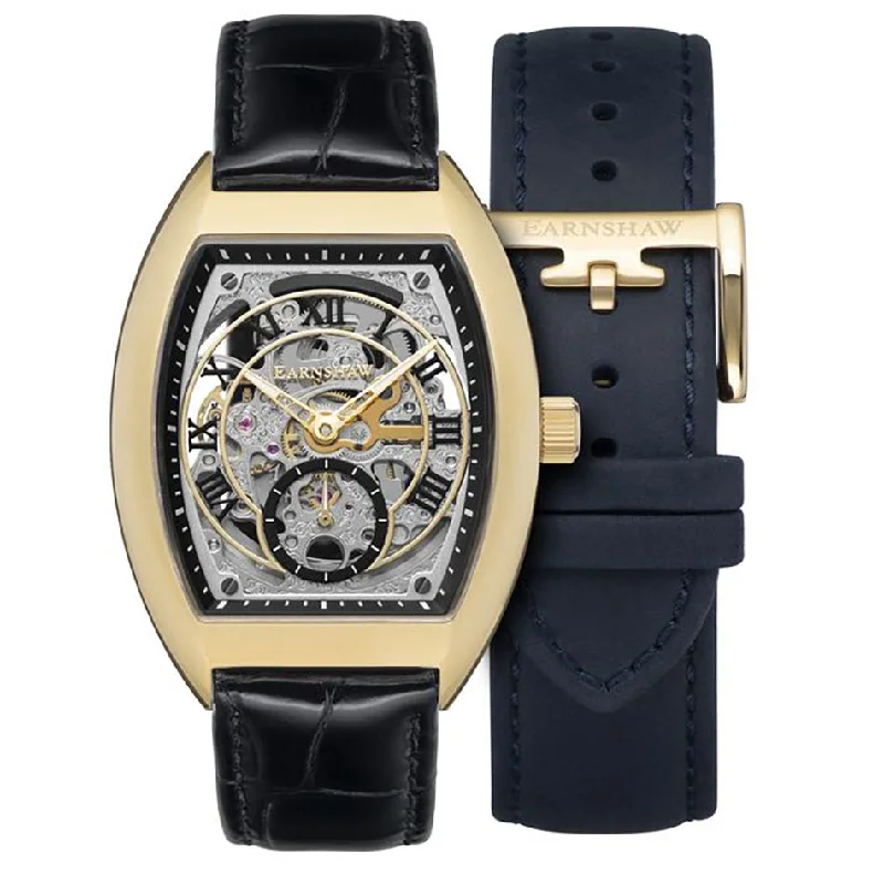 Men's Designer Design Men's Watches-Thomas Earnshaw Men's Try Classic Gold Camden Watch ES-8122-03