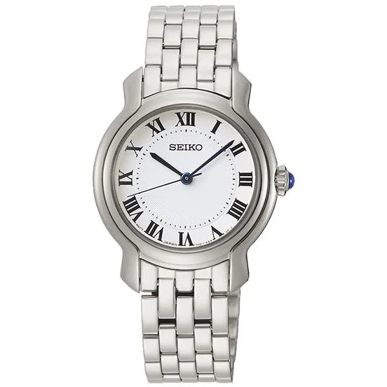 Men's Classic Watch Retailer-Seiko Classic Ladies White Watch SRZ519P1
