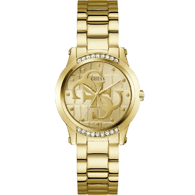 Women's Tonneau Case Dress Watches-Guess Annette GW0861L2
