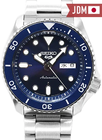 Men's Night Out Style Men's Sports Watches-Seiko 5 Sports “Sports Style” Blue Ref. SBSA001 Men's Night Out Style Men's Sports Watches-Seiko 5 Sports “Sports Style” Blue Ref. SBSA001