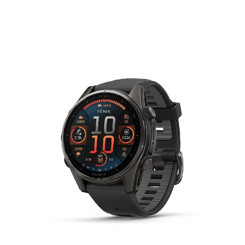 Men's Wedding Style Men's Sports Watches-Orologio Garmin Fenix8 Amoled 43mm Titanium Carbon 010-02903-21 Men's Wedding Style Men's Sports Watches-Orologio Garmin Fenix8 Amoled 43mm Titanium Carbon 010-02903-21