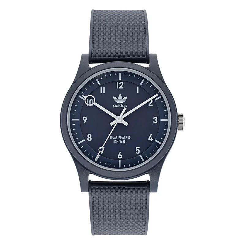 Unisex Automatic Wind Style Watches-Adidas Originals Project One Unisex Navy Watch AOST22043