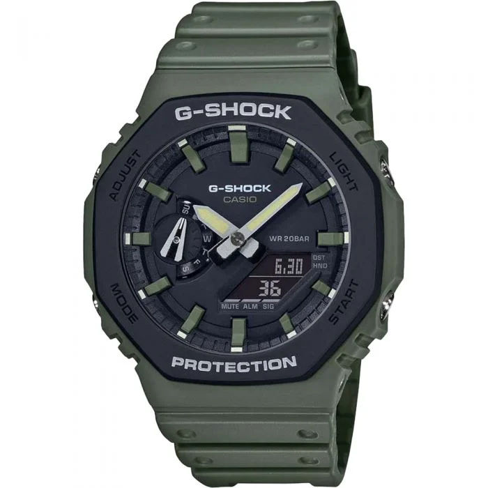Men's Tonneau Case Style Digital Watches-G-Shock GA2110SU-3A'CasiOak'