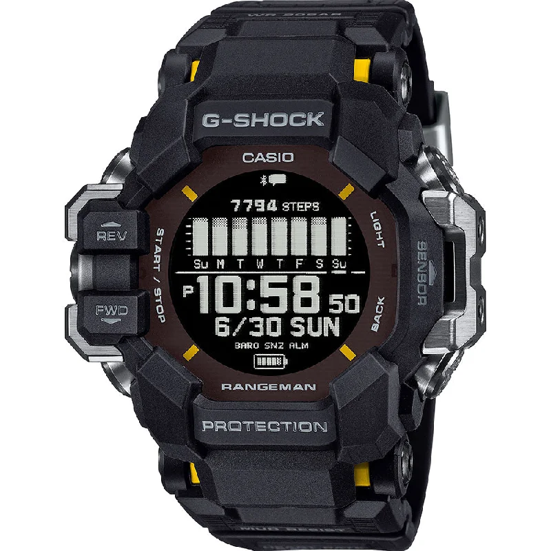 Men's Dive Watches with Adjustable Time Zone -G-Shock GPRH1000-1D GPS Rangeman Black Watch Men's Dive Watches with Adjustable Time Zone -G-Shock GPRH1000-1D GPS Rangeman Black Watch