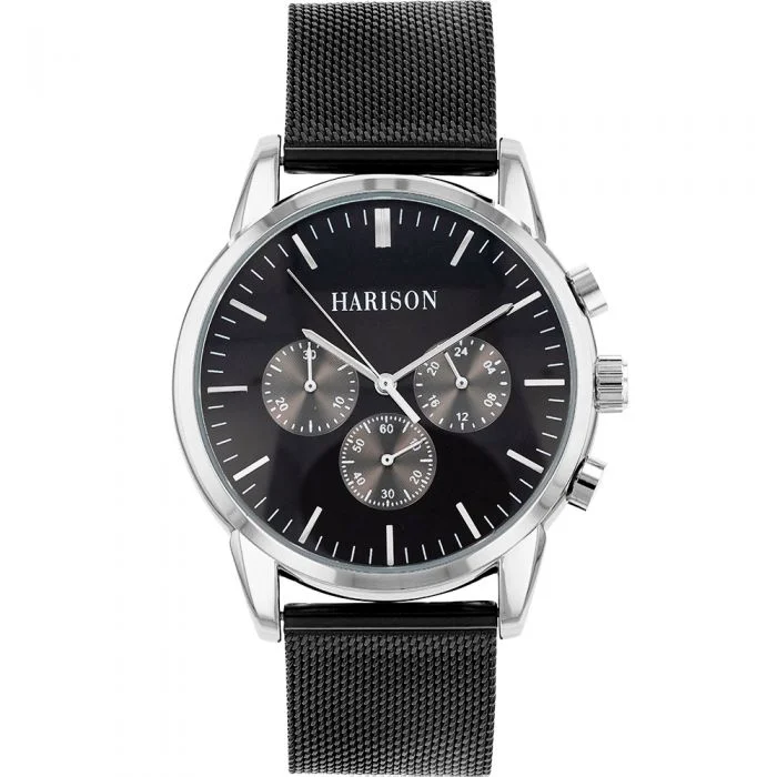 Men's Unique Shape Design Digital Watches-Harison Men's Watch   *Imitation Sub Dials*