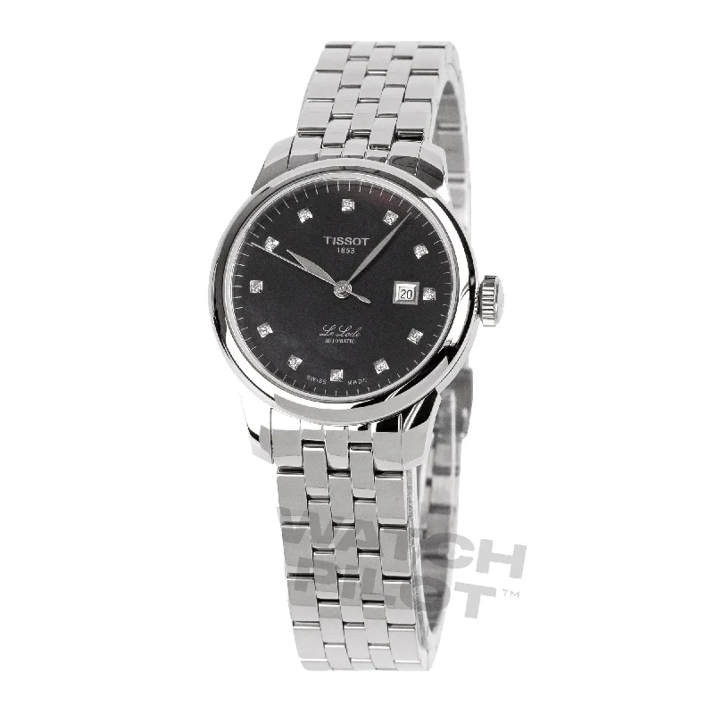 Men's Swiss Party Wear Edition-Tissot Ladies Watch Automatic Le Locle 29mm Black Diamond T0062071112600