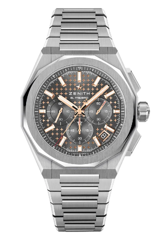 Men's Vintage Style Dress Watches-Zenith Defy Skyline Chronograph Boutique Exclusive 03.9500.3600/02.I001