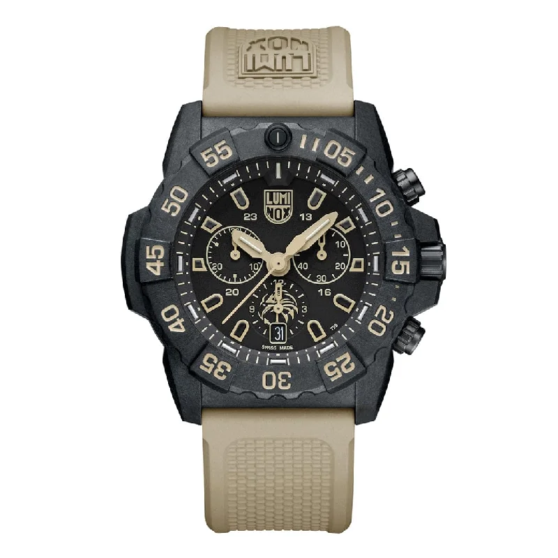 Men's Chronograph Watches with Stainless Steel -Navy SEAL Foundation Chronograph, 45 mm, Military Watch