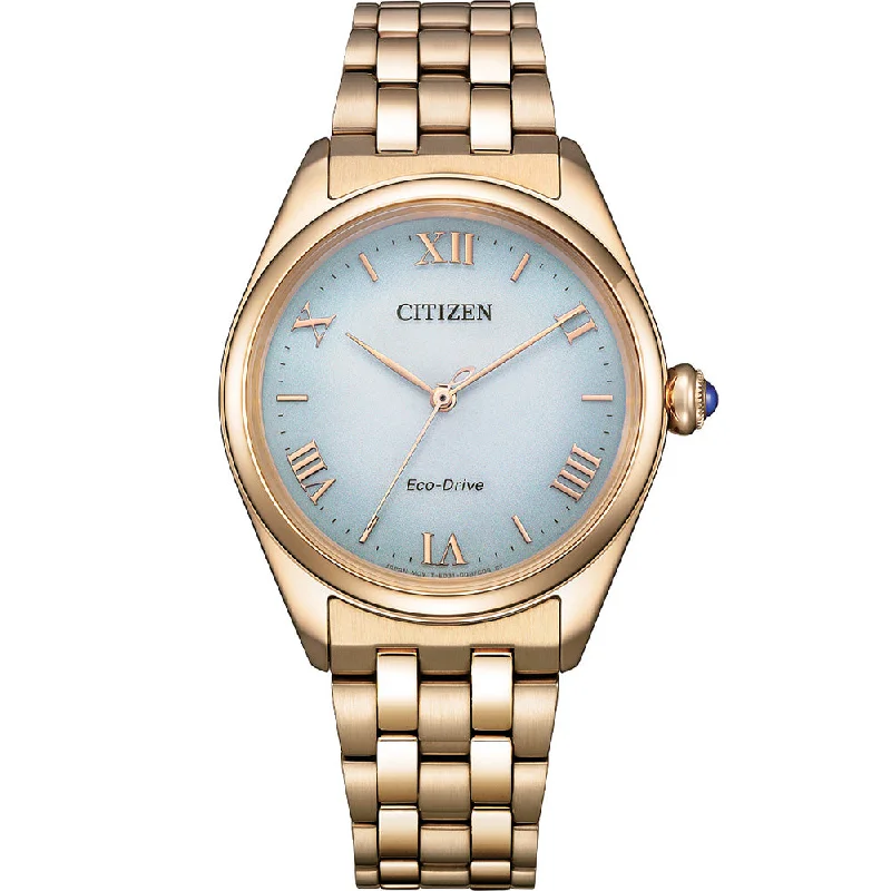 Men's Kinetic Digital Watches-Citizen Eco-Drive EM1143-81X