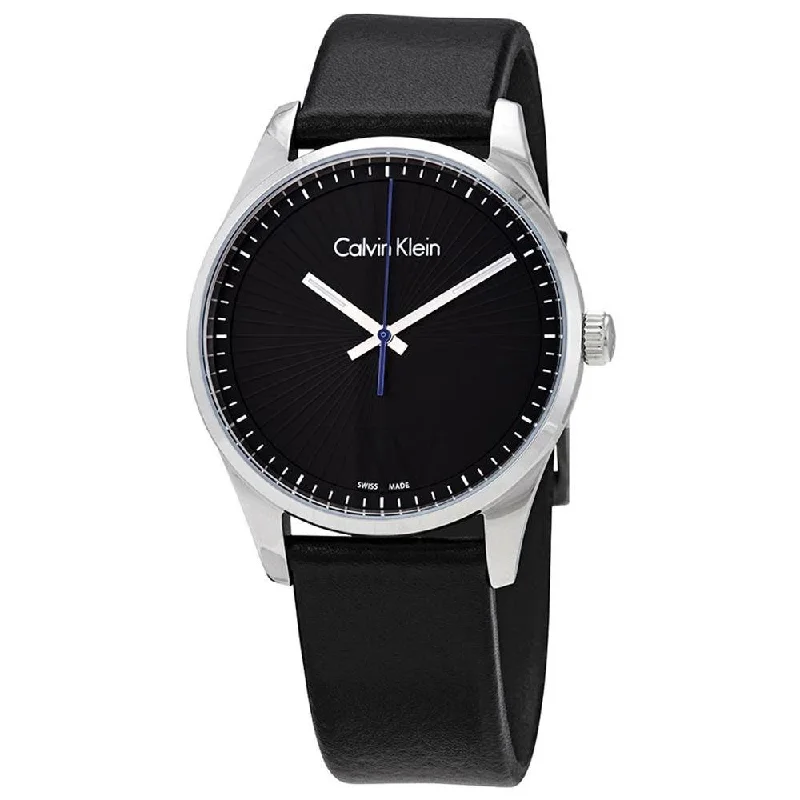 Men's Swiss Valentine's Day Edition-Calvin Klein Watch Steadfast Black K8S211C1