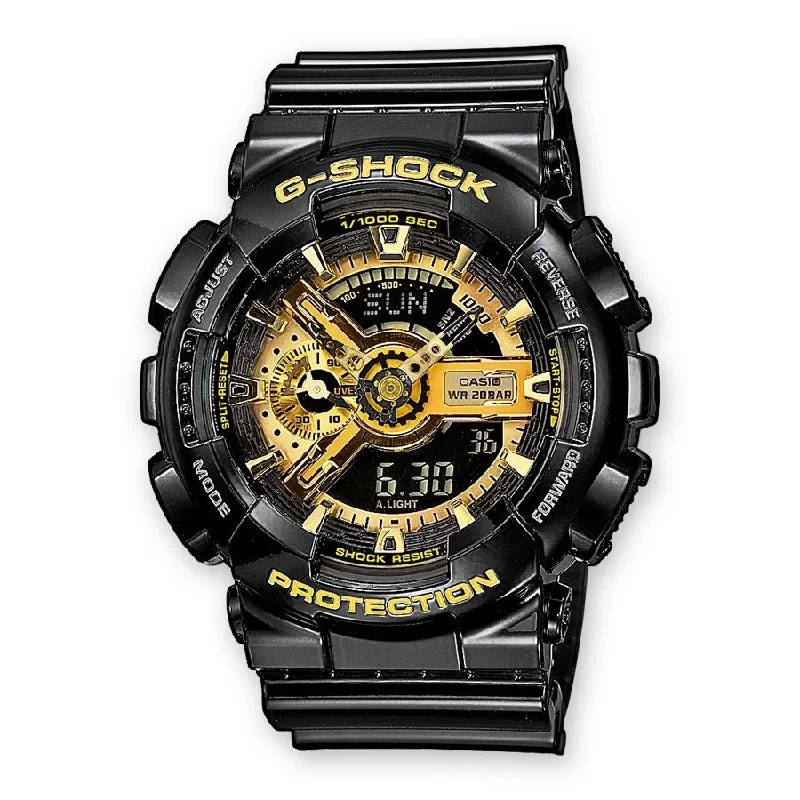 Men's GPS Navigation Sports Watches-Orologio G-Shock GA-110GB-1AER nero lucido e dorato giallo Men's GPS Navigation Sports Watches-Orologio G-Shock GA-110GB-1AER nero lucido e dorato giallo