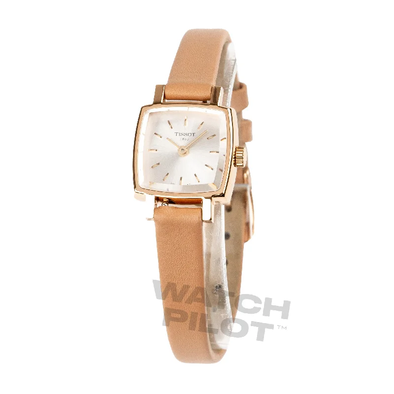 Men's Swiss Watch Winter Edition-Tissot Lovely Summer Square Ladies Rose Gold Watch T0581093603101