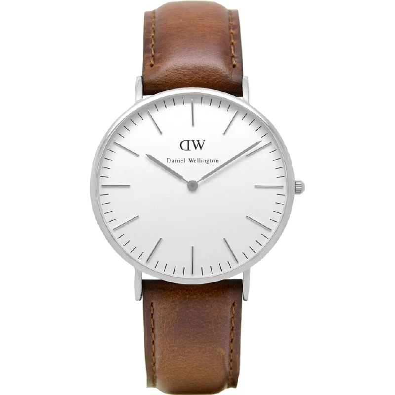 Men's Gift Style Men's Watches-Daniel Wellington Men's Brown Classic ST Mawes Watch DW00100021 Men's Gift Style Men's Watches-Daniel Wellington Men's Brown Classic ST Mawes Watch DW00100021