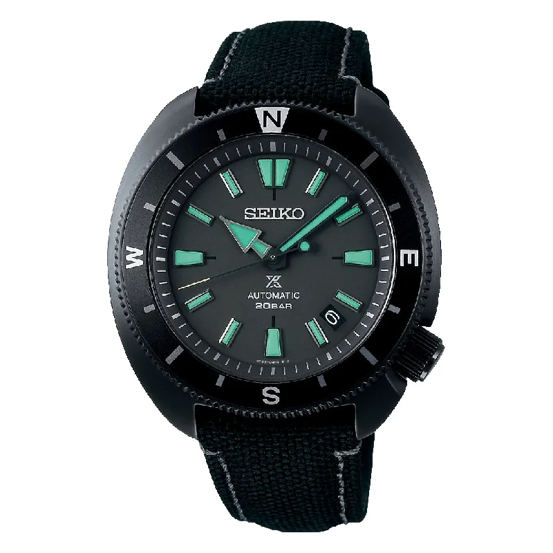 Men's Thin Case Sports Watches-Seiko Prospex SRPH99K1 Tortoise land limited Nigth Vision