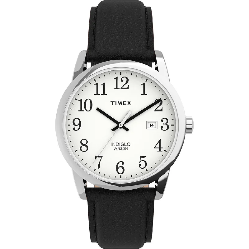 Men's Classic Watch European Made Edition-Timex Easy Reader Classic Men's White Watch TW2P75600