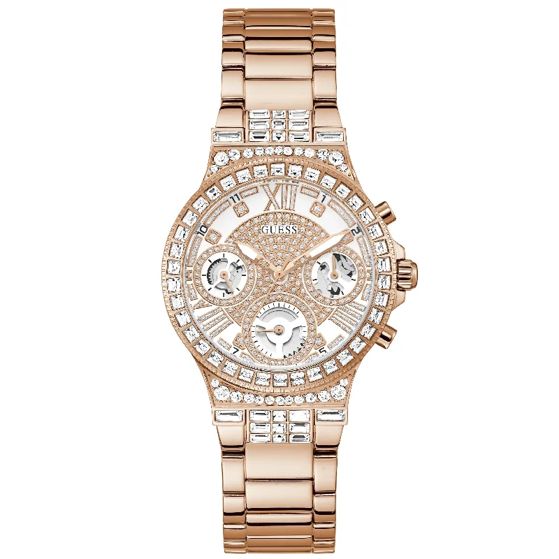 Men's Formal Event Style Dress Watches-Guess GW0320L3 Ladies Moonlight Rose Gold Watch