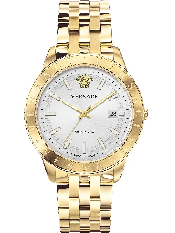 Men's Swiss Christmas Gift Edition-Versace Men's Watch Univers Automatic Gold Bracelet VE2D00521