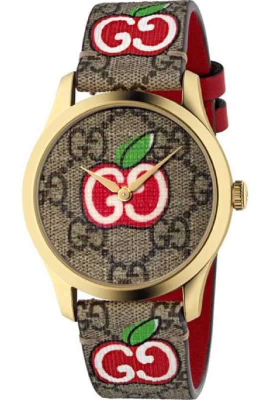 Men's Swiss Watch Christmas Gift Edition-Gucci Watch G-Timeless GG Pomme 38mm YA1264158
