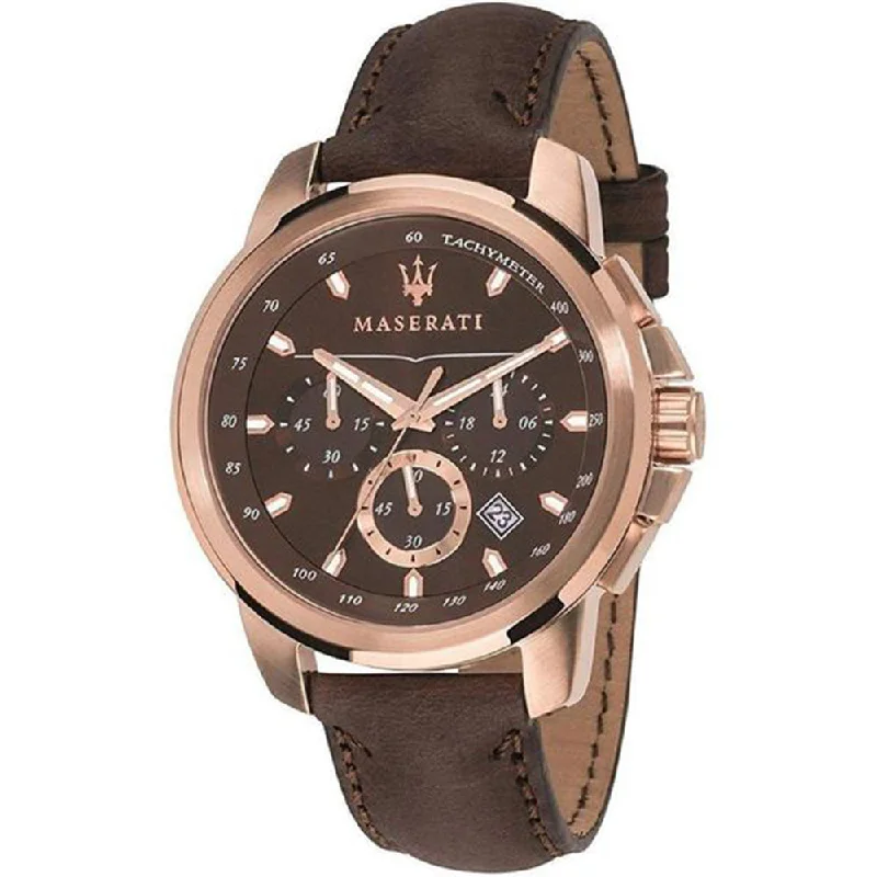 Men's Retro Design Digital Watches-Maserati R8871621004 Successo Chronograph