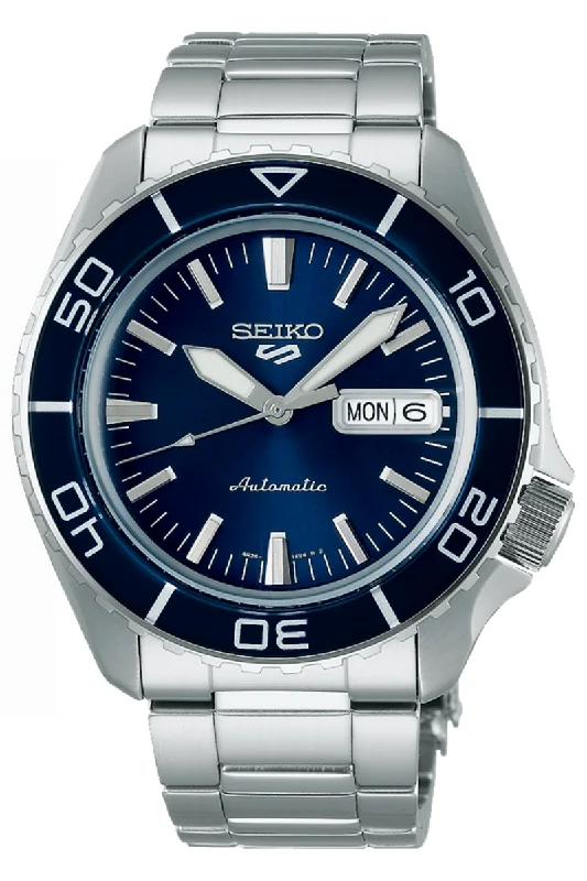 Men's Retro Design Dress Watches-Seiko 5 Sports SRPK97